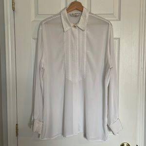 Braemar by Jeremy Scott vintage tuxedo blouse